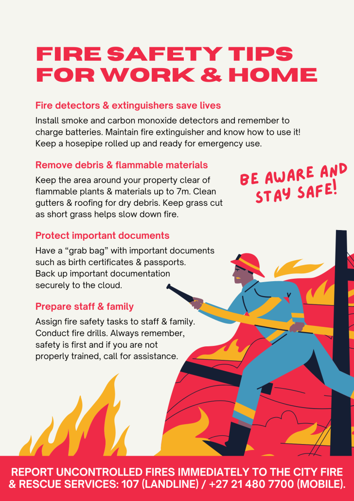 Fire Safety Tips for WORK & Home_2025